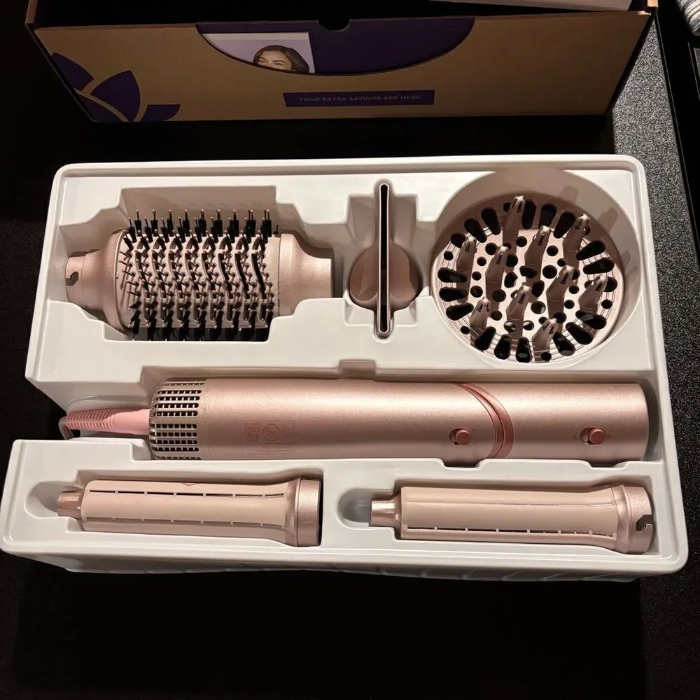 SUTRA AERO Styler NEW IN BOX Pink dryer, diffuser, brush, curler